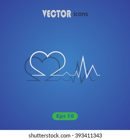 Heart pulse icon