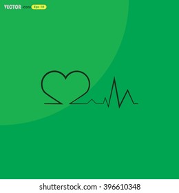 Heart pulse icon