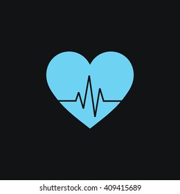 Heart pulse icon