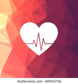 Heart pulse icon