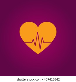 Heart pulse icon