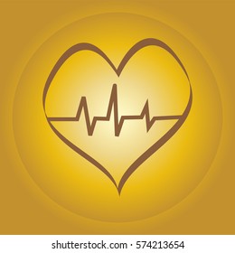 Heart pulse icon