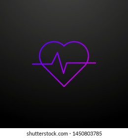 heart pulse nolan icon. Elements of medical set. Simple icon for websites, web design, mobile app, info graphics