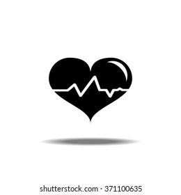 Heart Pulse Single Icon