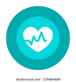 heart pulse vector icon