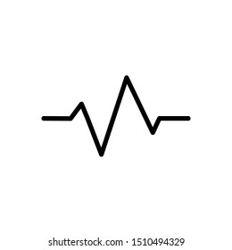 heart and pulse vector icon design