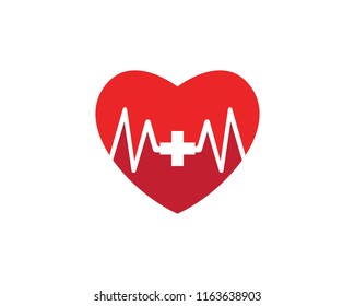 Heart Pulse vector icons