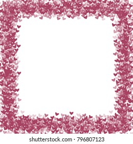 Heart purple which consists of isolated elements. Modern style with beautiful elements in heart purple. Can be used as print, wallpaper, cards, valentine cards, logo, background and etc.