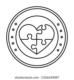heart with puzzle pieces