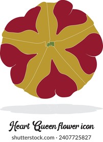 heart queen flower in the world