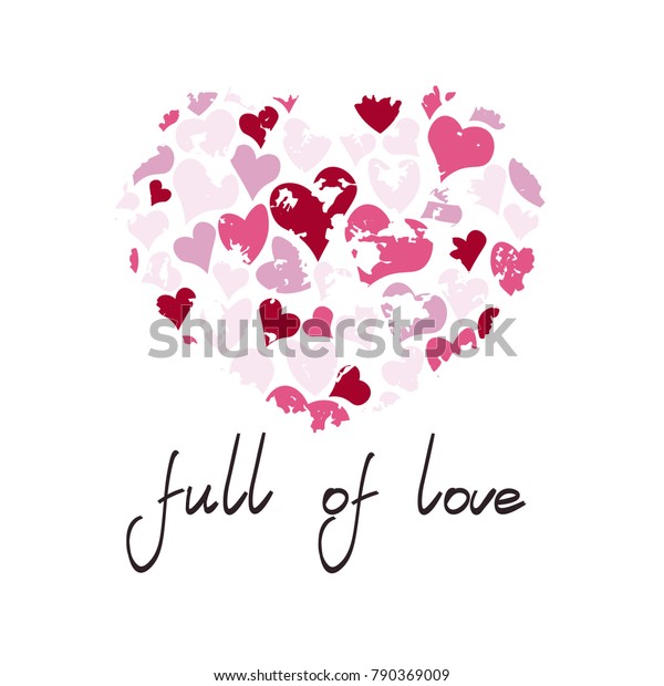 Heart Quote Full Love Useful Greeting Stock Vector Royalty Free 790369009