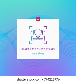 Heart rate chest straps wearables