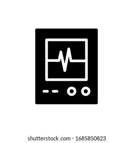 Heart Rate Detection, Heart Rate Test Icon In Trendy  Design Vector Eps 10