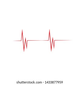 Heart Rate icon design vector template