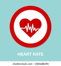 Heart Rate Icon - Health Monitor