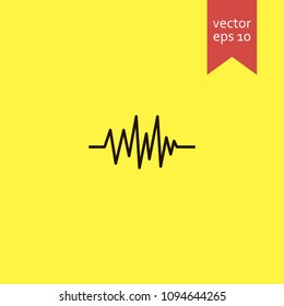 heart rate. heart rate icon. sign design. Vector EPS 10.