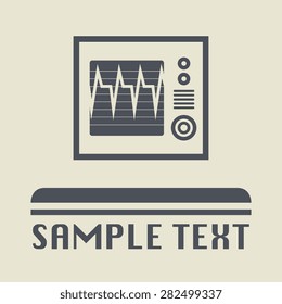 Heart Rate icon or sign, vector illustration