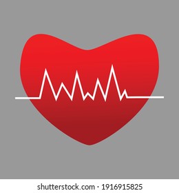 Heart Rate icon vector graphic| Heart Rate symbol