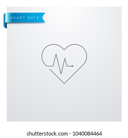 Heart Rate Line Icon
