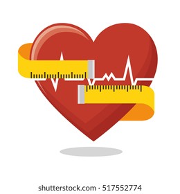 Heart Rate Measure Tape Fitness Health