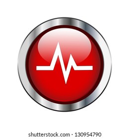Heart rate sign on button