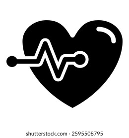 Heart Rate Simple Vector Icon Collection