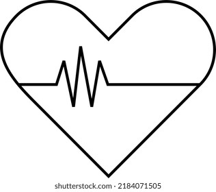 heart rate that indicates whether the heart is still functioning 