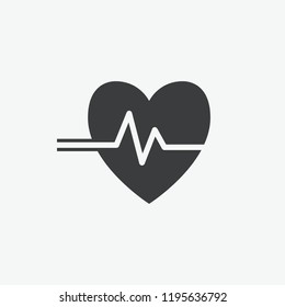 Heart Rate Vector Icon