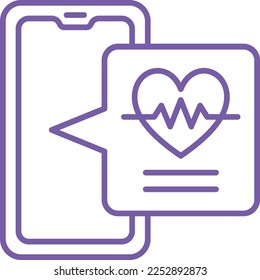 Icono vectorial de la velocidad del corazón. Se puede usar para imprimir, móviles y aplicaciones web.