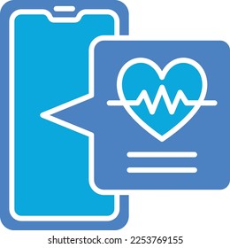 Heart Rate vector icon. Can be used for printing, mobile and web applications.