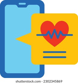Heart Rate vector icon. Can be used for printing, mobile and web applications.