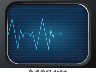 Heart Rate Vector Illustration Stock Vector (Royalty Free) 151728929 ...