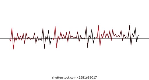 Heart rate,cardiogram icon. Pulse waveform. Heart rythm problems, arrhythmia. Medical illustration. Isolated black and white healthcare vector sign. Hospital reanimation symbol.