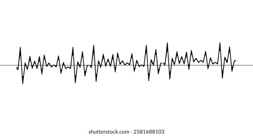 Heart rate,cardiogram icon. Pulse waveform. Heart rythm problems, arrhythmia. Medical illustration. Isolated black and white healthcare vector sign. Hospital reanimation symbol.