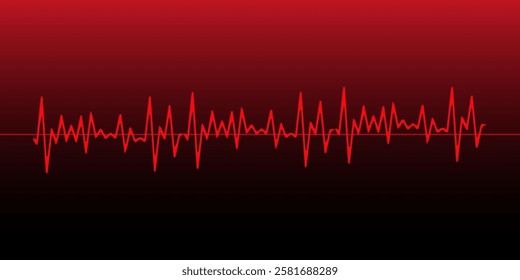 Heart rate,cardiogram icon. Pulse waveform. Heart rythm problems, arrhythmia. Medical illustration. Isolated black and white healthcare vector sign. Hospital reanimation symbol.