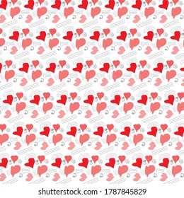 Heart Read drawing background vector