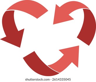 Heart recycle icon line art green eco friendly symbol love sustainability minimal logo outline planet care clean graphic design