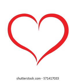 Heart Red Stock Vector (Royalty Free) 571417033 | Shutterstock