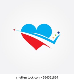 heart red icon logo