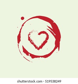 heart red Icon Vector Illustration