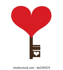 heart red love icon vector illustration design