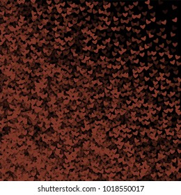 Heart red outline which consists of isolated elements. Modern style with beautiful elements in heart red outline. Can be used as print, wallpaper, cards, valentine cards, logo, background and etc.