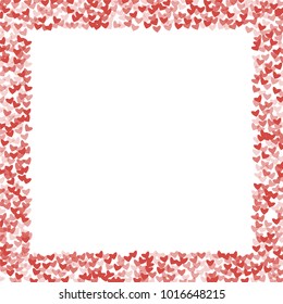 Heart red pattern which consists of isolated elements. Modern style with beautiful elements in heart red pattern. Can be used as print, wallpaper, cards, valentine cards, logo, background and etc.