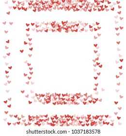 Heart red pattern which consists of isolated elements. Modern style with beautiful elements in heart red pattern. Can be used as print, wallpaper, cards, valentine cards, logo, background and etc.