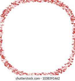 Heart red pattern which consists of isolated elements. Modern style with beautiful elements in heart red pattern. Can be used as print, wallpaper, cards, valentine cards, logo, background and etc.