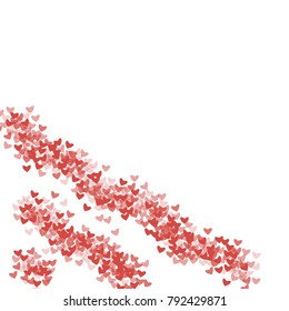 Heart red pattern which consists of isolated elements. Modern style with beautiful elements in heart red pattern. Can be used as print, wallpaper, cards, valentine cards, logo, background and etc.