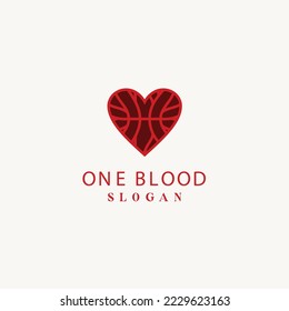 Símbolo vector rojo cardíaco. Resumen de la línea de diseño de iconos de logotipo de salud médica.
