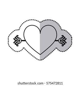 heart related icon image, vector illustration design