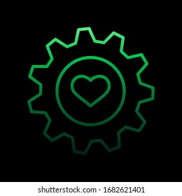 heart repair nolan icon. Simple thin line, outline vector of Heartbeat icons for ui and ux, website or mobile application