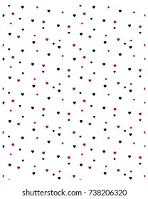 heart repeat design graphic